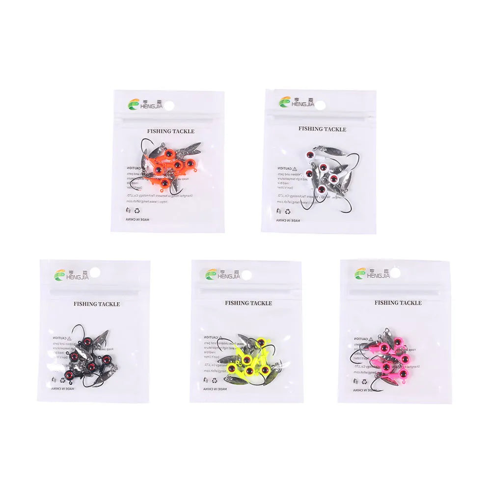 5 pack Round Jig Head 1/8 oz – Lone Star Outdoors